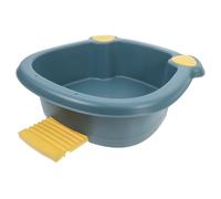 TOPBATHY Bassin à Laver Compact avec Planche à Laver Intégrée pour Linge Petite Cuve de Trempage Pratique et Amusante pour Usage Domestique Accessoire Buanderie Multifonctionnel