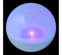 TOPBATHY Boules Lumineuses LED Solaires Flottantes pour Piscine, Décoration | Plastique Blanc, Lumière Changeante, Alimentation Solaire 1,2 V 600 Ma, Batterie Aaa Incluse