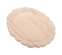 TOPBATHY Cadre de Miroir en Bois Relief Vintage Beige Cadre Décoratif Solide et Robuste pour Décoration Murale Un Européen Classique et Élégant