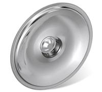 TOPBATHY Couvercle Inox 22 cm pour Casserole, Poêle et Marmite avec Bouton
