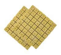TOPBATHY Culture Hydroponique Jaunes 98 Cubes pour Semis et Plantes Drainage Pack de 98 Pièces Adaptés Terrasse Extérieure et Jardinière