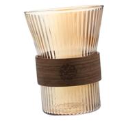 TOPBATHY Gobelet en Verre 4.49X3.35 Pouces Tasse De Brosse À Dents Et Rince-Bouche Usage Domestique Confortable À Tenir Facile À Nettoyer pour Salle De Bain
