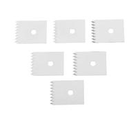 TOPBATHY Lame de Rechange en Acier Inoxydable Argenté 6PCS pour Machine à Nouer Manuelle, Coupe Lisse, Réduit la Déchirure des Fibres, pour Vignes Fruitières