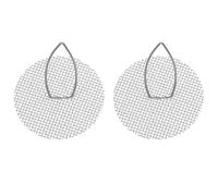 TOPBATHY Lot De 2 Filtres À Thé En Acier Inoxydable Amovibles Filtre À Théière Pour Théière Japonaise Et Chinoise Passoire À Bec Verseur Anti-Obstruction Pour Maison Bureau Et Salon De Thé