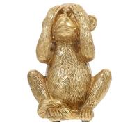 TOPBATHY Ornement De Singe en Résine 5.71X4.13X3.74 Pouces Figurine Délicate Décor Intérieur Extérieur Léger Portable pour Bureau Maison Coin Décoration
