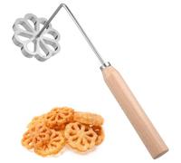 TOPBATHY Outils de Cuisson Moules à Biscuits Bunuelos Moule de Cuisson Tampon de Outil Bunuelos Moule Achappam de à collation à Frire à l'huile à Rosettes