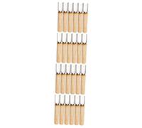 TOPBATHY Pièces Fourche à Maïs Fourniture De Barbecue Fourchette à Gril Support De Maïs Réutilisable Brochettes D'épis De Maïs Hot-dog Porte-maïs Pratiques En Bois Portable Épi De Maïs