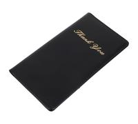 TOPBATHY Porte-menus Noir en Pu Fermeture Magnétique, Solution pour Commander en Hôtel Cuisine, Accessoire Pratique pour Serveuses et Restaurants