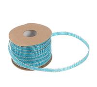 TOPBATHY Ruban de Jute Tressé Bleu Naturel pour Décoration et Embellissements, Ficelle Colorée en Jute Résistante pour Activités DIY et Bricolage