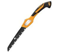 TOPBATHY Scie à Main Pliable pour Bois, Jardinage Extérieur, Acier Tpr | Anti-rouille, Coupe Rapide sans Blocage, Usage Extérieur et Atelier, Format Compact, Poignée Tpr
