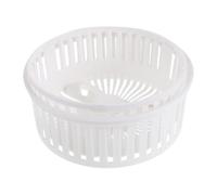 TOPBATHY Seau pliable lavage mini machine, panier linge souple, lot de 2, plastique blanc, pour dortoirs, gain de place, 16 x 16 x 12 cm