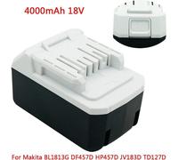 Topchances 18V 4.0Ah Rechargebale Li-Ion BL1813G Batterie pour Makita BL1815G BL1811G CL183D TD127D