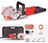 Topchances 220V Machine à rainurer les murs industrielle 4000W Scies à béton fente 360° Machine à rainurer pour briques, béton, granit, marbre