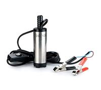 Topchk Pompe de transfert de carburant submersible en acier inoxydable 12 V 38 mm pour voiture, diesel, huile, eau et liquide