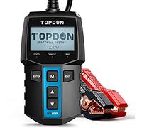 TOPDON BT100 Testeur de Batterie 12V, Testeur Batterie Voiture 100-2000CCA pour Test de Batterie, Démarrage et Système de Charge, Analyseur de Batterie Numérique pour Voiture/Moto/ATV/SUV/Bateau/Yacht