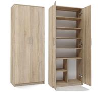 CDF Bibliothèque fermée Oliv 2D | Couleur : Chêne Sonoma | pour Le Salon, Le Bureau, la bibliothèque | Moderne | Étagère pour Livres et Jouets | Idéal pour Chambre d'enfant, d'adolescent