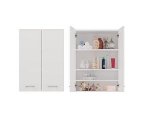 Topeshop POLA MINI DD BIEL armoire de rangement de salle de bain Blanc