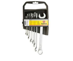 TOPEX 35D374 Kit de clés polygonales et de clés à fourches