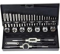 Topex Jeu de tarauds et matrices 14A426 M3–M12, 32 pièces, acier tungstène