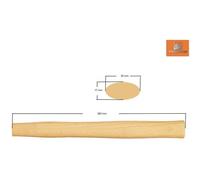 Topex - Manche De Marteau 1 Kg, 36 Cm - Remplacement D'Un Manche Endommagé