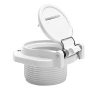 TopHomer Couvercle d'aspiration de piscine de rechange compatible avec Hayward/Pen-tair GW9530 Vac Port Snap-Lock Raccord mural Pièce de tuyau de piscine Remplacement W400BBKP W400BLGP