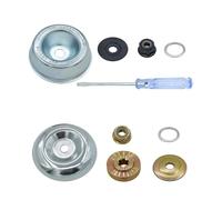 TopHomer Lot de 10 adaptateurs de lame de tondeuse à gazon - Plaque de guidage, écrou, plaque de poussée, rondelle et débroussailleuse compatible avec Stihl FS120 FS130 FS130R Kit d'entretien