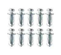 TopHomer Lot de 10 ancrages en métal M8 x 30 pour cavités et murs creux robustes pour la décoration de la maison et les fixations sur les cavités et les murs en plaques de plâtre
