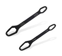 TopHomer Lot de 2 clés multifonctions à double extrémité auto-réglables de 4 à 22 mm, outil de clé Torx universelle pour réparation à la maison, serrage (22,5 cm + 15 cm)