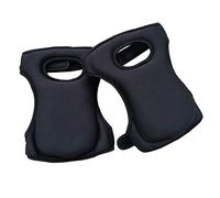 TopHomer Noir, genouillères de jardinage en mousse souple - Coussin de protection pour le jardin, le travail de nettoyage, les sols à récurer, protection de coussin ultra douce (1 paire)