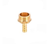 TopHomer Raccord de Tuyau BSP en Laiton - Cannelé 10 mm x G3/4 Mâle - Fileté BSP Mâle - Adaptateur Coupleur en Cuivre