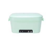 Topiky 1,5L Sans Fil Boîte à Déjeuner Chauffante Portable Réchauffeur | Batterie auto-chauffante, récipient à repas rechargeable, USB de type C, taille compacte pour sac à dos, isolation 5 heures