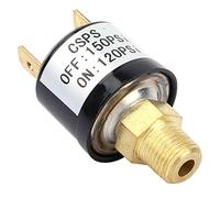 Topiky 120-150 PSI Air Compressor Pressure Switch Control Valve | Système de suspension automobile, pompe à air pour tracteur, construction en métal durable, kit d\'installation facile