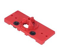 Topiky 35mm Hinge Hole Saw Jig with Drilling Guide for Woodworking (rouge) | Jeu de localisateurs de charnières avec matériau ABS pour 46/48/52mm, positionneur de perçage de trous pour meubles, Guide