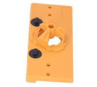 Topiky 35mm Hinge Hole Saw Jig with Drilling Guide for Woodworking (YELLOW) | Jeu de localisateurs de charnières avec matériau ABS pour 46/48/52mm, positionneur de perçage de trous pour meubles, Guide