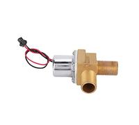 Topiky 6V Urinal Solenoid Valve Accessory (A Urinal 90 degree filament | Bobine magnétique universelle en cuivre, sortie d\'entrée droite, plomberie G1/2 pouces, contrôle de débit Stable, pièce de