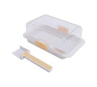 Topiky Beurrier Hermétique avec Outil de , Porte-Beurre Réutilisable pour 500 G, Passe au Lave-vaisselle avec Boucle d'étanchéité, Plateau à Beurre avec Balance pour la Fraîcheur et le Contrôle des