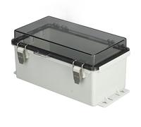 Topiky Boîte de Jonction Extérieure étanche, ABS Plastique IP66 | Boîtier électrique anti-poussière avec couvercle à charnière, loquets en acier inoxydable 304 pour utilisation intérieure