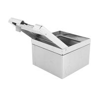 Topiky Boîte de Sortie au Sol, 16 A 4000 W, 2 Prises Encastrées au Sol, PC en Acier Inoxydable Ignifuge, Prise de Courant Encastrée étanche pour la Maison, l'hôtel, l'école, le Bureau