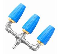 Topiky Buse 3 en 1, Orifice 2,0, Buse pour Nettoyeur Haute Pression de 4000 PSI, Rotative à 360 Degrés, à Connexion Rapide de 1/4 Pouces pour le Nettoyage Haute Pression