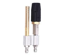 Topiky Buse de Nettoyeur Haute Pression Réglable 2 en 1, Buse Torsadée pour un Lavage Doux et Efficace, 1000 à 4050 PSI, Acier Inoxydable 1/4 Pouce