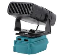 Topiky Chauffage d'appoint à Température Constante, Mini Radiateur électrique 200 W, Ventilateur de Chauffage Portable avec Deux Ports USB, 2 Réglages de Température, Petit Radiateur en Céramique