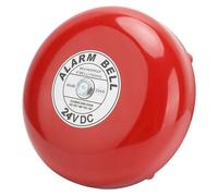 Topiky Cloche électrique à Gâche Interne en Acier au Carbone de 6 Pouces, Sonnette d'alarme 95db DC12V pour Usine d'école de Bureau à Domicile, Coque en Métal Dur Résistante à la Corrosion (24V)
