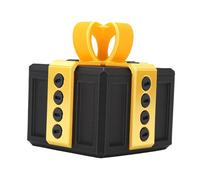 Topiky Coffret Cadeau Ennuyeux avec Vis Imbriquées, Boîte Surprise Amusante Imprimée en 3D, Jouet de Farce pour Anniversaire, Vacances, Cadeau de Fête - Casse-tête Interactif, de Déballage pour (Or