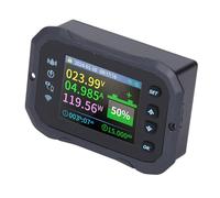 Topiky Compteur de Batterie Wifi avec écran de 2,4 Pouces, Testeur de Batterie à Distance à 2 Voies pour Voiture électrique, Scooter, Camping-car, Testeur de capacité de 10-100 V 600 A avec Test à