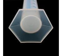 Topiky Cylindre de Mesure de 500 Ml Cylindre gradué en Plastique avec Bec Verseur, Base Large, Tube à Essai de Laboratoire de 100 Ml pour Essai de Liquide, Laboratoire Scientifique