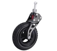 Topiky de 7 Pouces en PU, Roulettes Universelles avec Ressort Amortisseur, Roue Texturée Robuste pour Caddie, Diable, capacité de Charge de 165 Lb