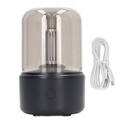 Topiky Diffuseur d'air de Flamme de Diffuseur D'arome de 120 ML, Diffuseur Portatif D'huile Essentielle Silencieux sans Eau Protection Automatique D'arrêt, Humidificateur de Chandelle
