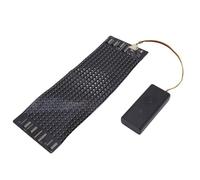 Topiky Écran LED Flexible 12 X 32, Contrôle par Application HD, Polychrome, Programmable, étanche, Enroulable pour Sac, Chapeau, Lunettes, Casque 158,5 X 58 Mm