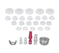 Topiky Ensemble d'accessoires pour Autocuiseur électrique, Kit de Remplacement de Joint de Valve Flotteur Universel, Support Anti-blocage, Anneau en Caoutchouc de Valve d'échappement pour Pot