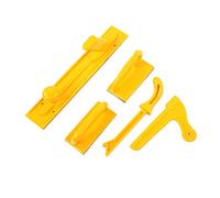 Topiky Ensemble de 5 Blocs Poussoirs pour Bois pour Scie de Table sécurité | Accessoire de dégauchisseuse de routeur, outil de prévention du rebond, poignée en caoutchouc antidérapante, conception en